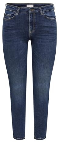 JDY Damen Jdyfina Mw Skinny Ankle JNS Dark Bl Noos Jdyfina Mw Skinny Ankle JNS Dark Bl Noos