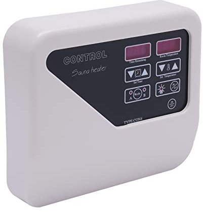Controllo sauna, regolatore esterno sauna, forno per sauna, regolatore digitale esterno con display, 2 modalità di funzionamento, 3-9 kW.