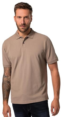 JP 1880 Herren große Größen Übergrößen Menswear L-8XL Poloshirt, Basic, Halbarm, Piqué, L bis 10XL braun grau 8XL 702560337-8XL