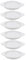 OUNONA 6 Pcs Trous D'Escargots Cuits Plat D'Escargots Plat De Cuisson D'Escargots Plaque En Céramique Plat D'Escargots D'Escargots Plats En Céramique Coquilles D'Escargot Assiettes