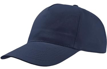 Cappellino per Bambini Stile Baseball con Visiera - Disponibile in Diversi Colori - Chiusura Regolabile, Cappello Estivo per Bambino e Bambina - Navy