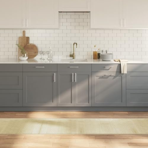 Homgoday Teppich, Bambusteppich rutschfest Bambusmatte Küchenteppich Flurteppich, Modern, Bambus-Teppich für Wohnzimmer, Küche, Flur Rechteckig Hell Natur 60x500 cm Bambus