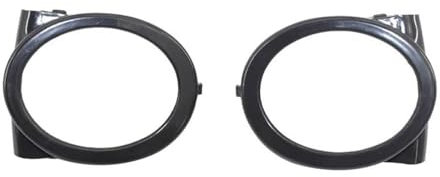 JJRFVBGT Nebelscheinwerfer Blende Kompatibel Mit M3 E46 2000 2001 2002 2003 2004 2005 2006 Nebelscheinwerferabdeckung, Nebelscheinwerferhaube 51112695255 51112695256