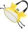 JOINPAYA Krabben-Strandtasche Shell-Tasche Mesh-Strandrucksack Shell-Mesh-Tasche aufbewahrungssack Kinder Reisetasche Kinder Netztasche für den Strand Schalentaschen für Kinder PVC Yellow