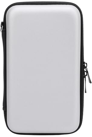 Custodia da Trasporto per Console di Gioco, Borsa da Viaggio Protettiva Rigida per NEW 2DS XL, 2DS LL, NEW 3DS, 3DS con Supporto per Cartuccia a 8 Slot, Leggera e Portatile,