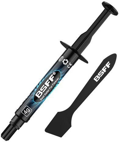 BSFF Wärmeleitpaste, CPU Paste Wärmeleitpaste Kühlkörper für IC/Prozessor/CPU/Alles Kühler, Carbon Based High Performance (4G)