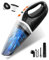 Aspirabriciole Senza Fili, Aspirapolvere Auto cordless con 2 modalità di velocità, Ricaricabile Mini Aspirapolveree con luci LED, 5 in 1 Aspiratore portatile per auto casa ufficio auto Pet