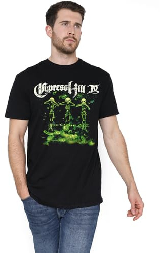 Cypress Hill Unisex Cypress Hill - Iv Album Unisex T Shirt, Black T-Shirt