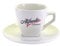 Alfredo Classic Kaffee / Cappuccino-Tasse mit Untertasse 6 Stk, Aurora elfenbein