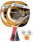 Donic-Schildkröt Tischtennis-Set Level 300 für 2 Spieler (2 Schläger 1,0 mm Schwamm, 3 Bälle, im Blister, gute Freizeitqualität), 788634, Schwarz