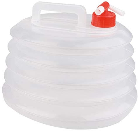 Schreuders Sr out Bidon Agua 10 litros Botella Acampada y Senderismo, Adultos Unisex, Transparente (Transparente), 10 l