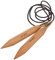 KnitPro Rundstricknadel Basix 25,00 mm 150 cm, Birkenholz, Beige, 25mm
