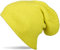 styleBREAKER Beanie Mütze, Slouch, überlange Strickmütze, doppelt gestrickt, warm, Unisex 04024004, Farbe:Gelb