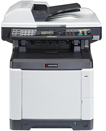 Kyocera ECOSYS M6526cdn Farbmultifunktionssystem (Drucken, scannen, kopieren, faxen, 9.600 dpi, USB 2.0, Duplex, A4) schwarz/weiß
