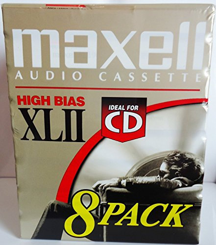 Maxell Iron Audio Kassetten – 8 Pack-90 minute- High Bias