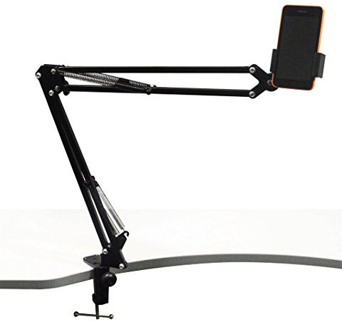 Telescopic Mobile/iPad Stand With G Clamp Mount