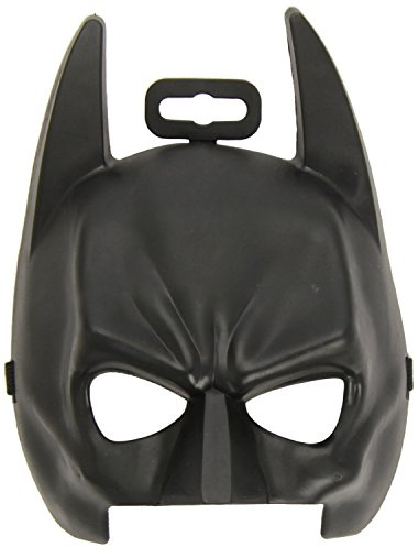KULTFAKTOR GmbH Batman-Halbmaske Jungen schwarz Einheitsgröße