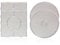 ewtshop® 4 Stück, Bügelperlen Stiftplatten, Steckplatten + 12 farbige Vorlagen, 2 x rund und 2 x eckig, Einzelgröße 14,5 x 14,5 cm und 15,0 cm Durchmesser