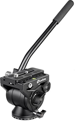Leofoto - Fluid Video Head - Aircraft Aluminium - Low Weight - Load Capacity: 8 kg - Ideal for Bird Spotters and Nature Filmers - BV-10