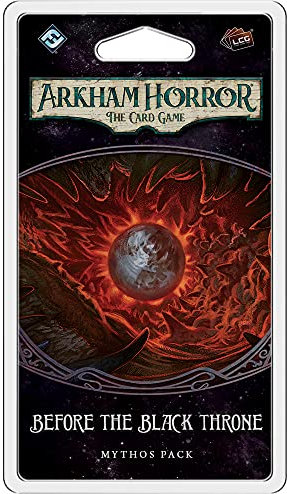 Fantasy Flight Games , Arkham Horror The Card Game: Mythos Pack - 4.6. Before The Black Throne, Card Game, Ages 14+, 1 to 4 Players, 60 to 120 Minutes Playing Time