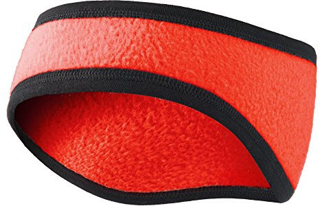 Ladeheid Herren Damen Fleece Stirnband Ohrenwärmer LA-204(Rot,One Size)