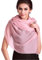 LoveSilk Luxus Damen Georgette Seidentuch 100% Seiden-schals Stola Halstücherr Altrosa Maße 78.7X25.6 / 200cmX65cm