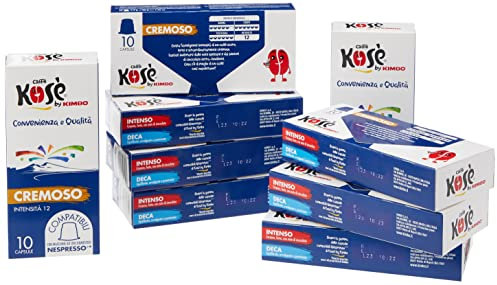 Kosè By Kimbo Cremoso â€“ Capsule Compatibili Nespresso Original - 10 Astucci Da 10 Capsule (100 Unità)