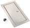 KOTARBAU® Revisionsklappe Größe 15x25cm mit Schlüssel Edelstahl Silber für Revisionsschächte