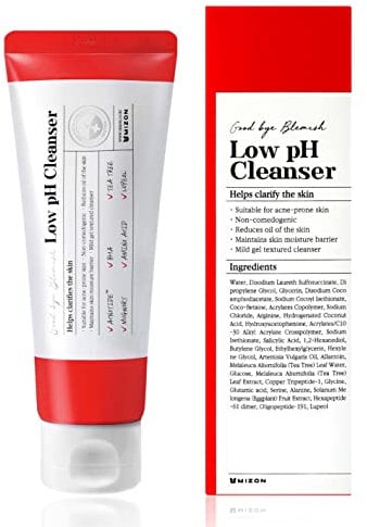 [MIZON] GOOD BYE BLEMISH LOW PH CLEANSER (100 ml) Koreanische Hautpflege – Sanfter, Erfrischender Reiniger mit Acnotide zur Balance und Beruhigung von Empfindlicher, Fettiger Haut