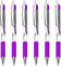 Zebra Classic Z-Grip Flight Lot de 6 stylos à bille Violet 1,2 mm