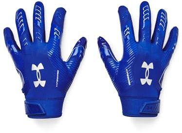 Under Armour - Mens F9 Nitro Football Gloves, Color Royal (400), Size: Large