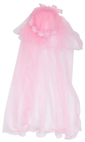 FOMIYES Einfacher Schleierkranz Schleier Stirnband Für Kinder Kommunionschleier Für Mädchen Schleierhochzeit Mädchen Verschleiern Erstkommunion Blumenmädchen Braut Garn Prinzessin