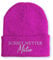 Strickmütze Schiet Wetter Mütze Wintermütze lustige Beanie mit Stick, Farbe: Pink