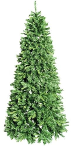 ALBERO DI NATALE h.210 cm 2,10 m BERLINO BASE 105 cm 928 RAMI SISTEMA A GANCIO