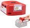 Akku Adapter, Rot Dual USB Adapter 18V Geräte, DC Port Lithium Batterie Adapter, mit LED-Arbeitsleuchte, Stromversorgung Ladegerät Umwandeln Tool, für Milwaukee M18 (Rot)