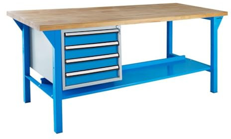 Steinbock Werkbank 4 Schubladen | 200x85x75 cm | 500 kg