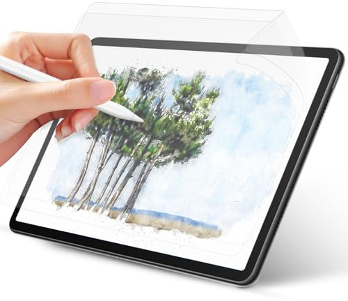 IVEOPPE 2 Piezas Protector Pantalla de Efecto Papel para iPad Pro 13 Pulgadas M4 (2024), Película de Pet Mate, Antirreflejo, Antihuellas, Escritura y Dibujo como en Papel