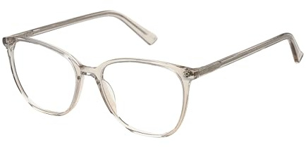 DAKOTA Brille mit Sehstärke für Damen optional mit Sonnenbrillentönung oder Blaulichtfilter, Rund, gefertigt aus Acetat (inklusive Brillenetui)