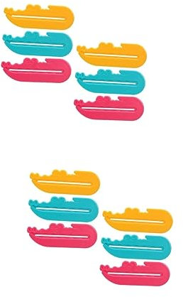 FRCOLOR 12stücke Zahncreme Quetscher Zufällige Farben Langlebig Und Praktisch Für Zahnpasta Und Cremes Für Tägliche Anwendung Platzsparend Und Leicht Zu Transportieren