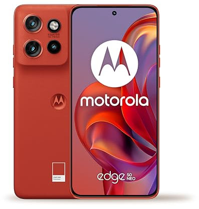 Motorola Edge 50 Neo, 24GB (12+12GB RAM Boost)/512GB, España, diseño Compacto de 6,36, Pantalla pOLED 1.5k, cámara 50MP y Zoom Optico 3X, Incluye Cargador de 68W de Regalo, Dual SIM, Funda, Naranja