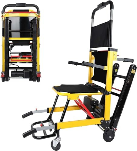 Élévateur d'escalier pour personnes âgées – Fauteuil roulant motorisé portable – Charge de 200 kg – Design pliable – Faible bruit – Solution de mobilité facile