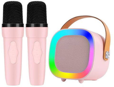 Macchina per karaoke per adulti e bambini, mini macchina per karaoke per 4, 5, 6, 7, 8, 9, 10, 11, 12 anni, regalo per feste di compleanno, Natale, giocattoli per bambini, macchina per karaoke