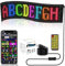Pantalla LED Flexible Personalizable RGB, Pixel Art Digital Programable, Letrero USB, Rótulo con Control por Bluetooth Móvil App para Publicidad Comercio, Coche, Decoración Casa... (20x64 píxels)