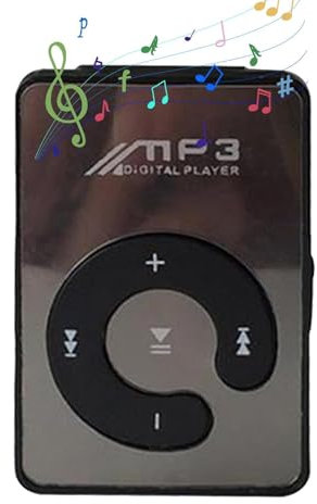 Clip Mp3 Player 8 Gb - 8 Gb Portable Music Player, Player Mp3 Music Portable, Small Mp3 Player Supporting 8 Gb Tf Card | Wearable Small Music Player for Sport Running, with Usb Cable and Earphone