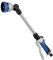RESTMO 48cm Watering Lance, Long Metal Spray Lance | 180° Adjustable Ratcheting Head | 7 Spray Patterns Extension Hose Wand, Perfect Garden Sprayer Gun to Water Hanging Baskets, Shrubs,Blue