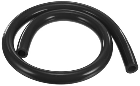 DMiotech Silicone Vacuum Line 3.3Ft 1/2(13mm) 5mm Wall Thickness Black | Automotive Replacement Vacuum Tubing Hose High Temperature Vacuum Tube 130 PSI Max Pressure