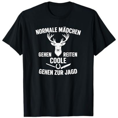Drückjagd Rotwild Schwarzwild Rehwild Treiber T-Shirt