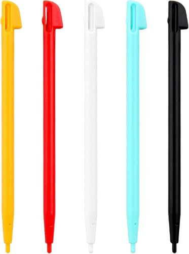 Stylos Stylus Touch pour Nintendo Wii U Gamepad, Lot de 5 pièces, plastique multicolore