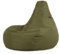 Bean Bag Bazaar Dalton Gaming Bean Bag Chair, Khaki Green, Water Resistant Fabric, Recliner Large Outdoor Beanbag with Filling Included, Gaming Chair, Outdoor Seating, Garden Furniture