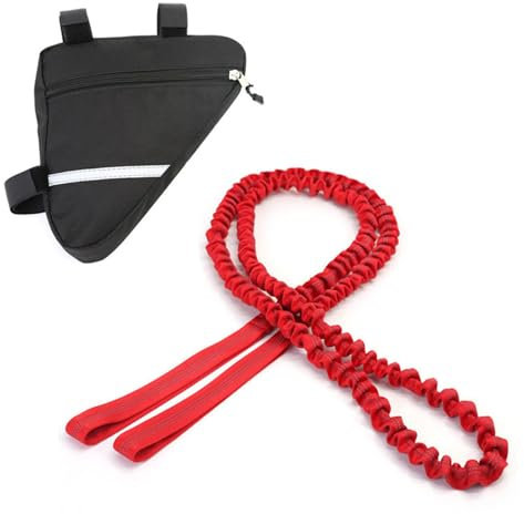 YUOIUX Parent Child Bike Tow Rope Bike Bungee Tow Rope for Kids, Bike Stretch Bungee Cord Easiest Hill Cycling Tow Rope